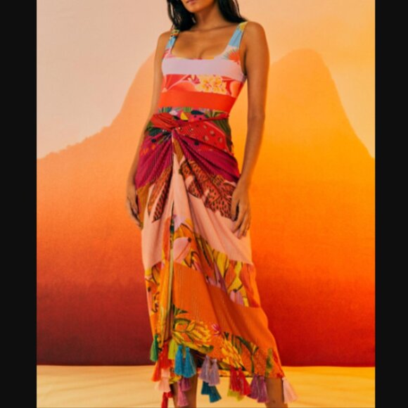 Farm Rio Rainbow Forest Sarong